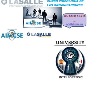 Curso de psicología de las organizaciones