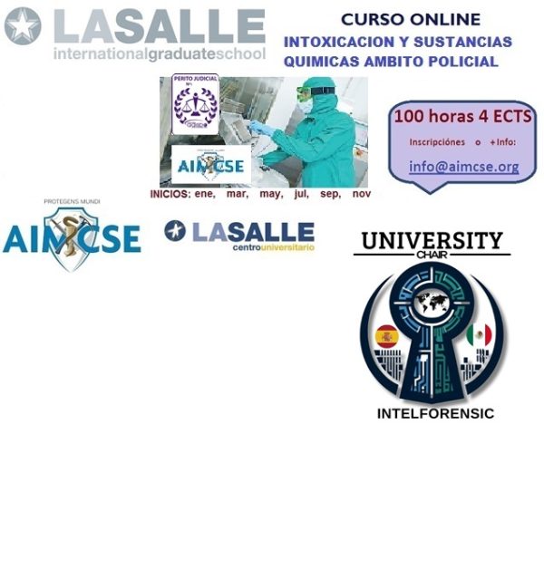 Curso de intoxicación por sustancias químicas en el ámbito policial