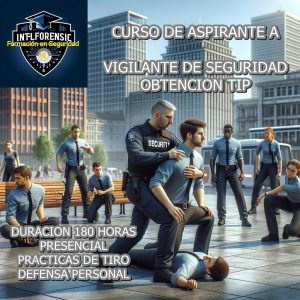CURSO ASPIRANTE A VIGILANTE DE SEGURIDAD (OBTENCIÓN TIP) PRESENCIAL