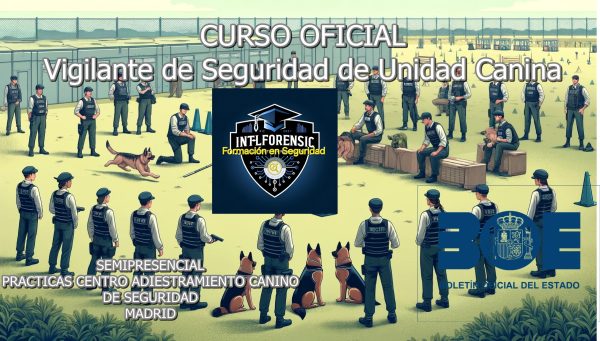 Vigilante de Seguridad de Unidad Canina